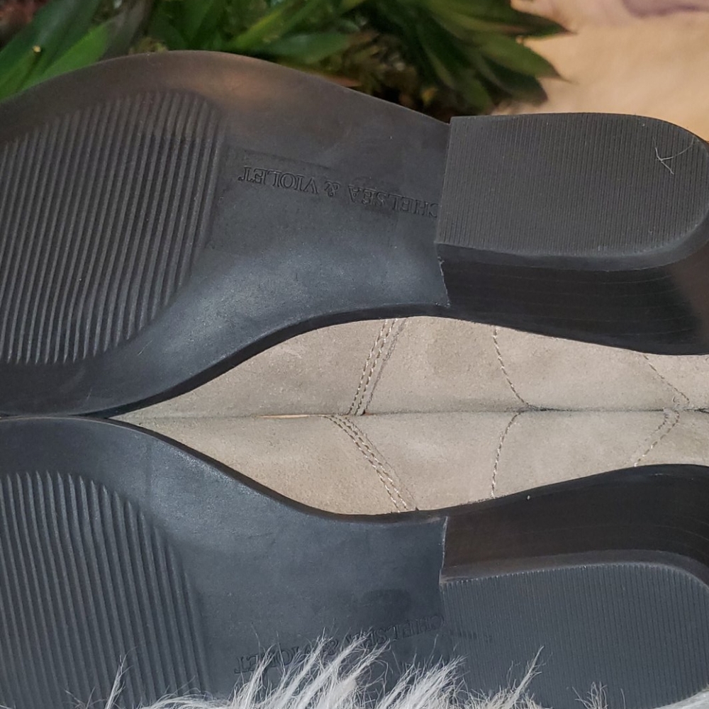 NWT 🎄 chelsea & Violey leather boots FINAL SALE - Picture 8 of 8